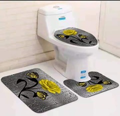 Toilet mat 3 in 1 set