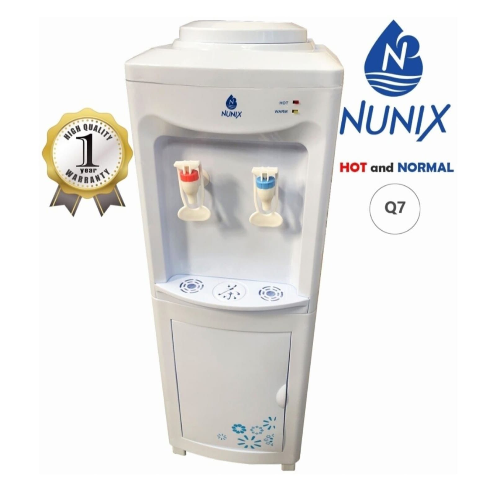 Nunix Q7 Hot & Normal Water Dispenser with Cabinet