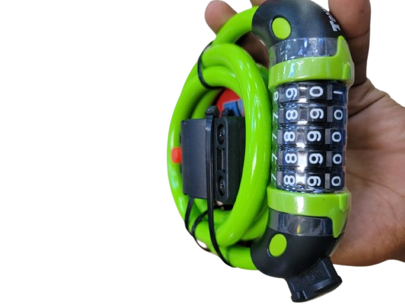 Bicycle passcode Lock Green,pink,yellow,blue – Heavy Duty