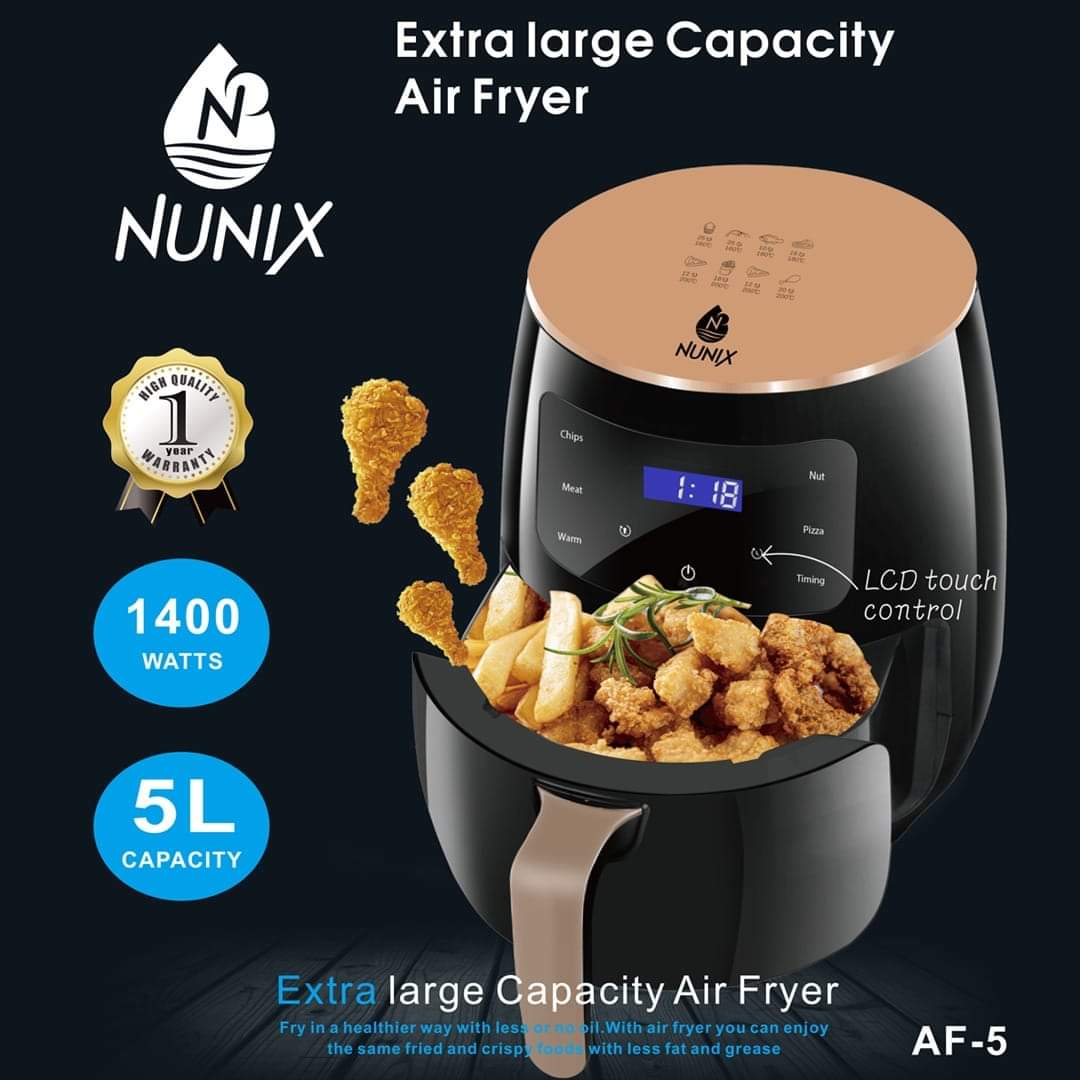 Nunix 5L Air Fryer model