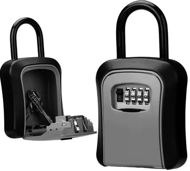Wall-Mounted Key Lock Box – 4-Digit
