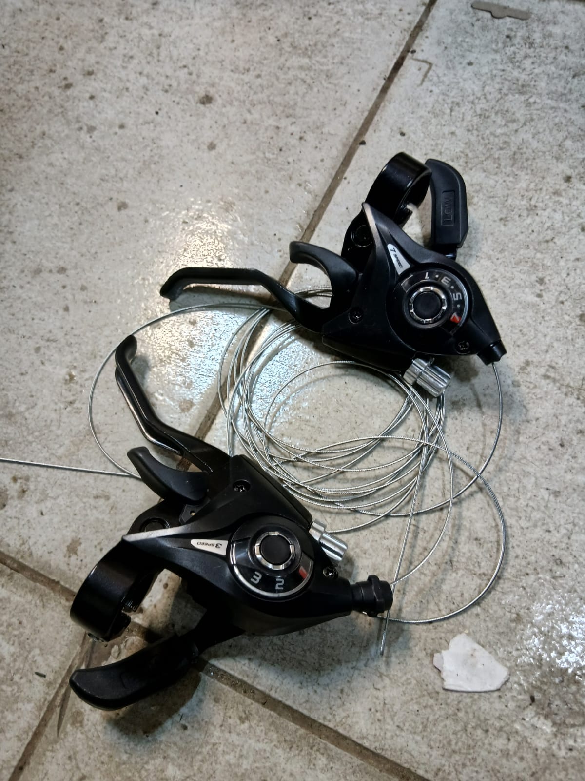 Bike Shifter Set with Cables