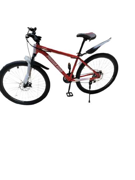 Premier Rider 27-Inch steel Mountain Bike – Red/purple/grey Disc Brake Edition