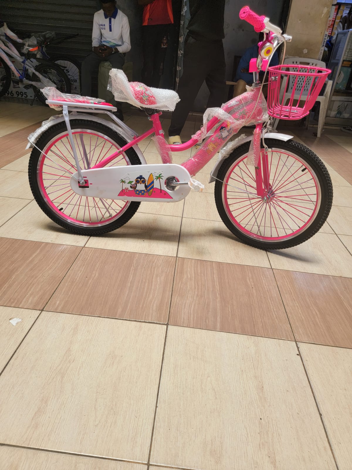 Lady bird size 16 Pink Kids Bicycle with Basket