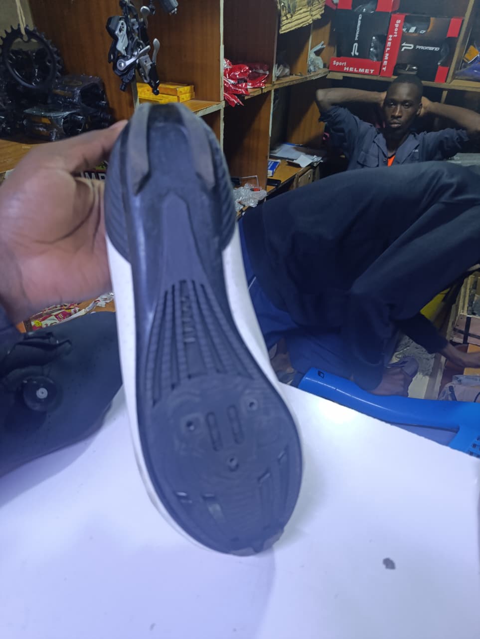 Cycling Shoes with Velcro Straps