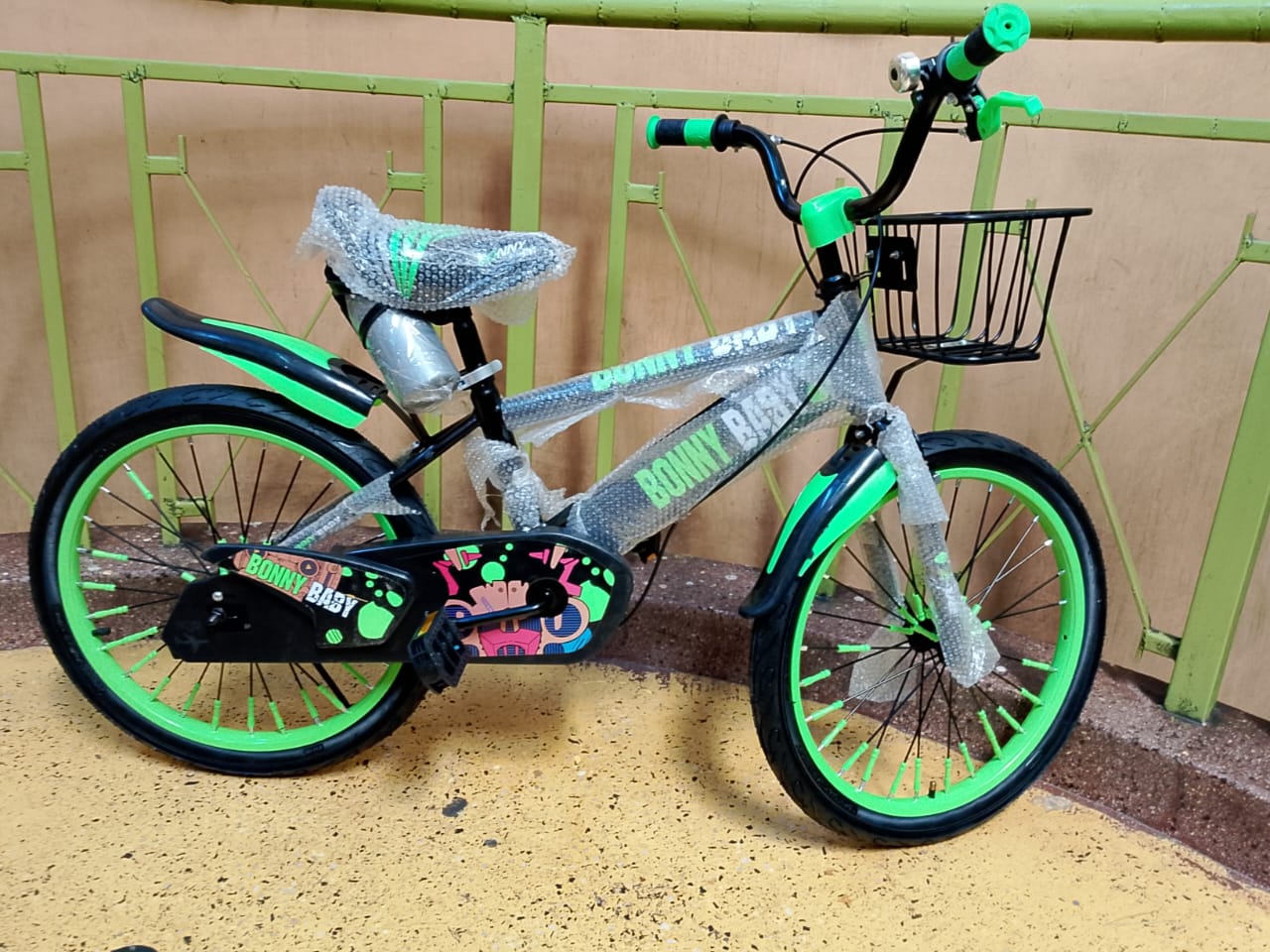 Bonny Baby 20 Inch Kids Bicycle - Blue/Grey