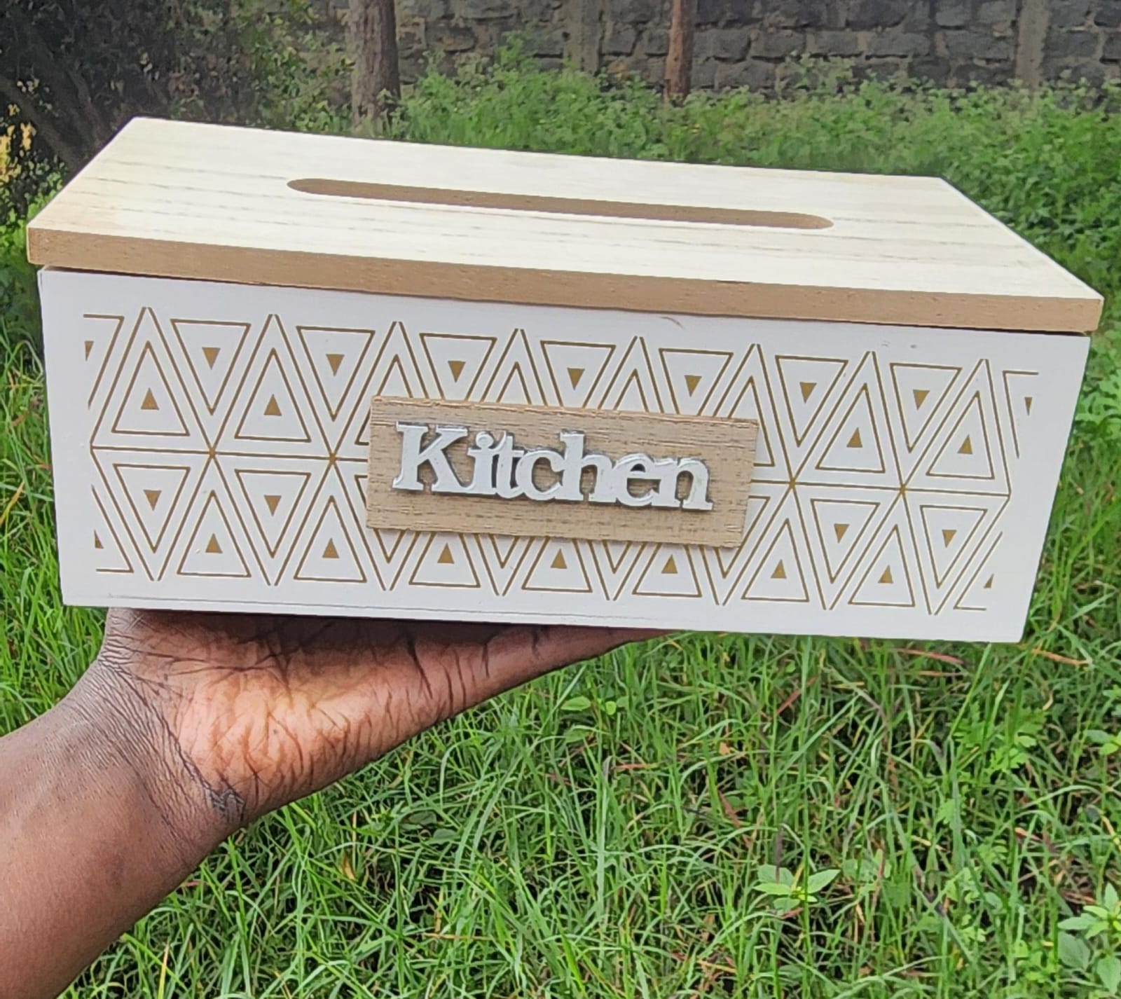 Bamboo Serviette Holder