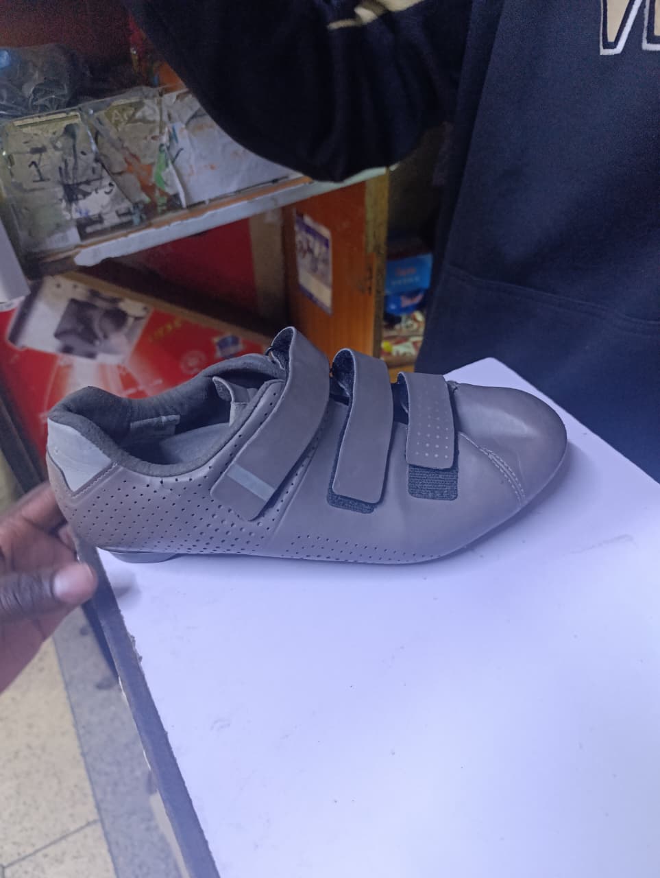 Cycling Shoes with Velcro Straps